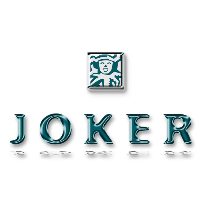 Nůž motýlek JOKER s dírkama stříbrný