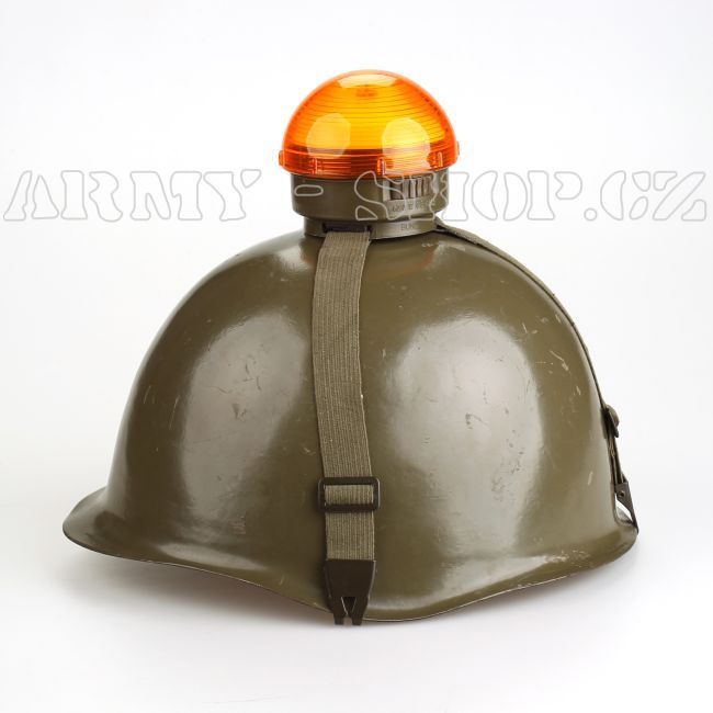 Blikající majáček na helmu