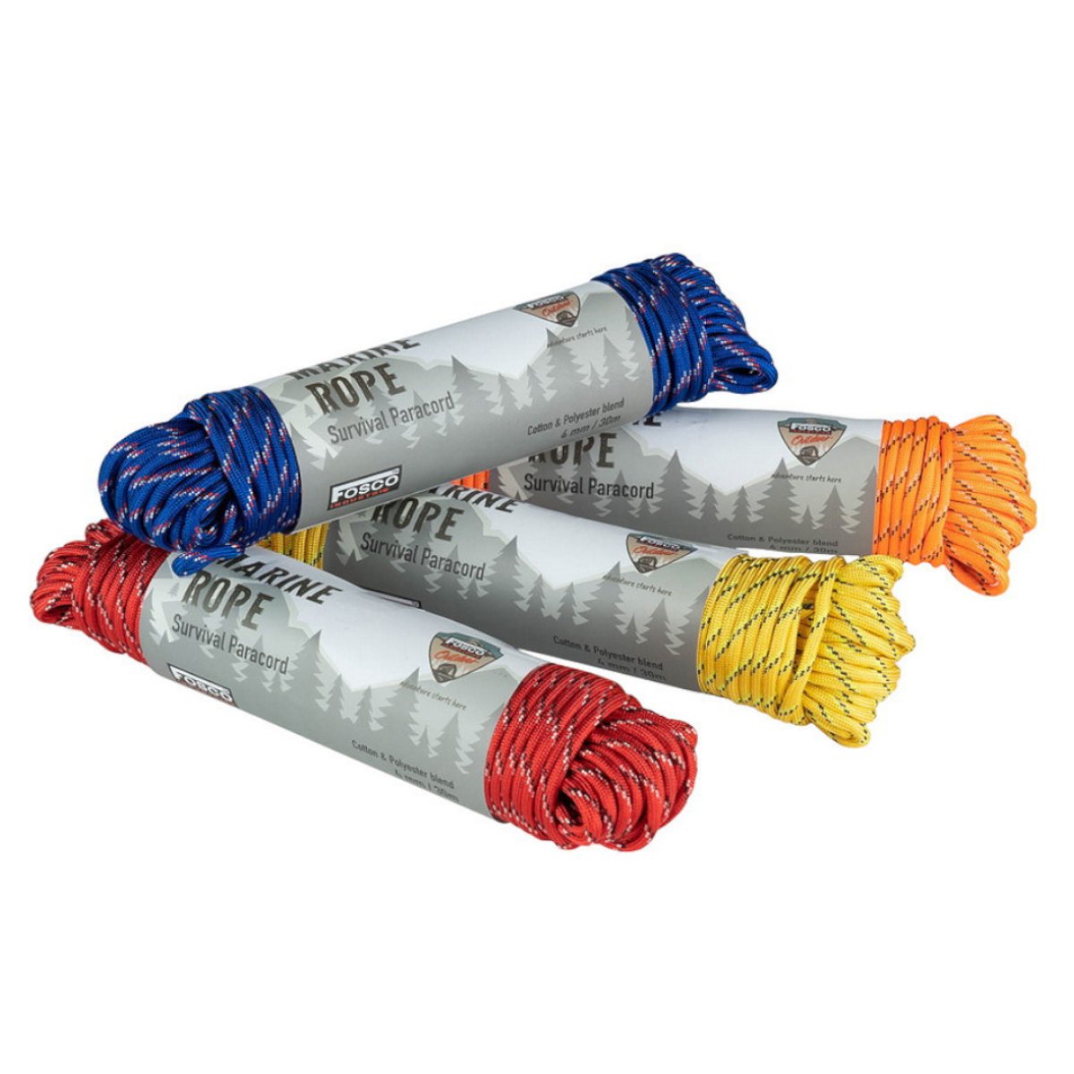 MARINE ROPE survival paracord ø 4mm/30m MODRÁ
