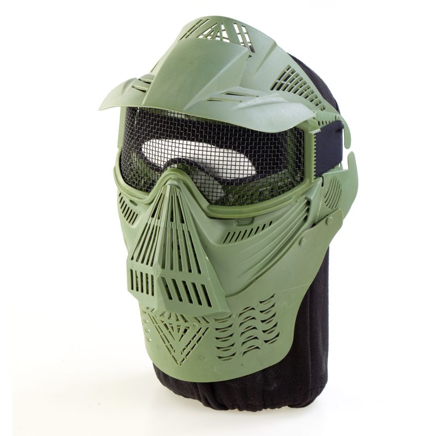 Maska MILITARY GAME olivová