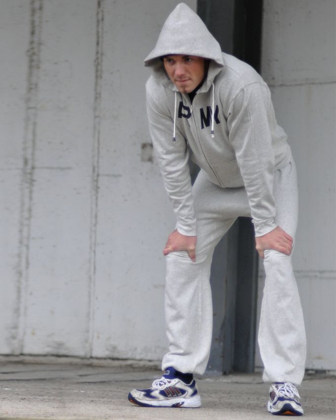 Mikina ARMY s kapucí ŠEDÁ