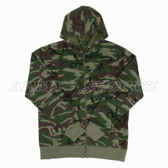 Mikina s kapucí SPORT woodland