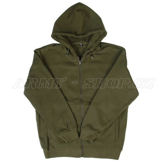 Mikina s kapucí SPORT olivová