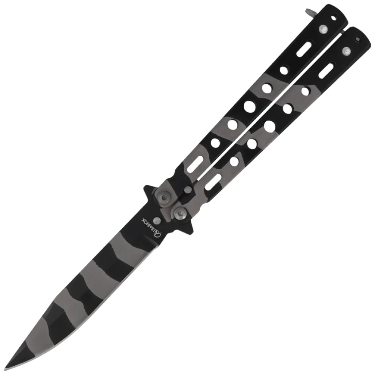 Motýlkový nůž Albainox Balisong – Military Camo