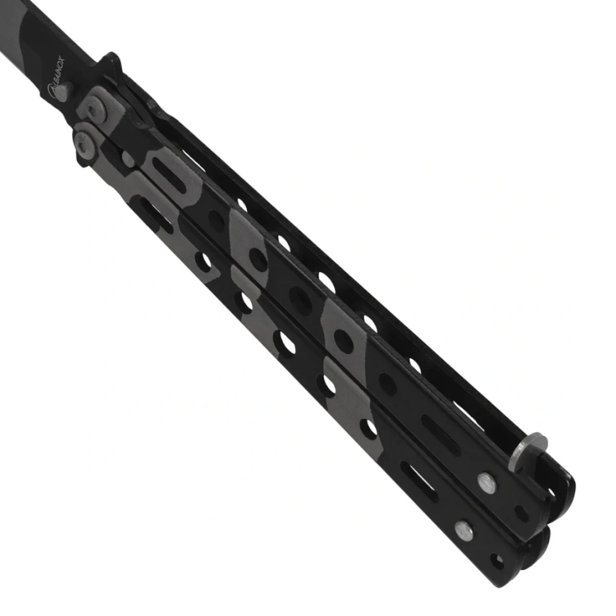 Motýlkový nůž Albainox Balisong – Military Camo
