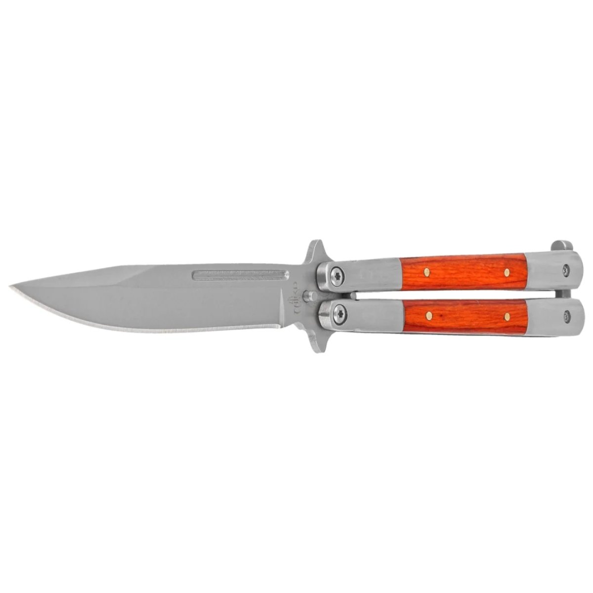 Motýlkový nůž Third Balisong – palisandr