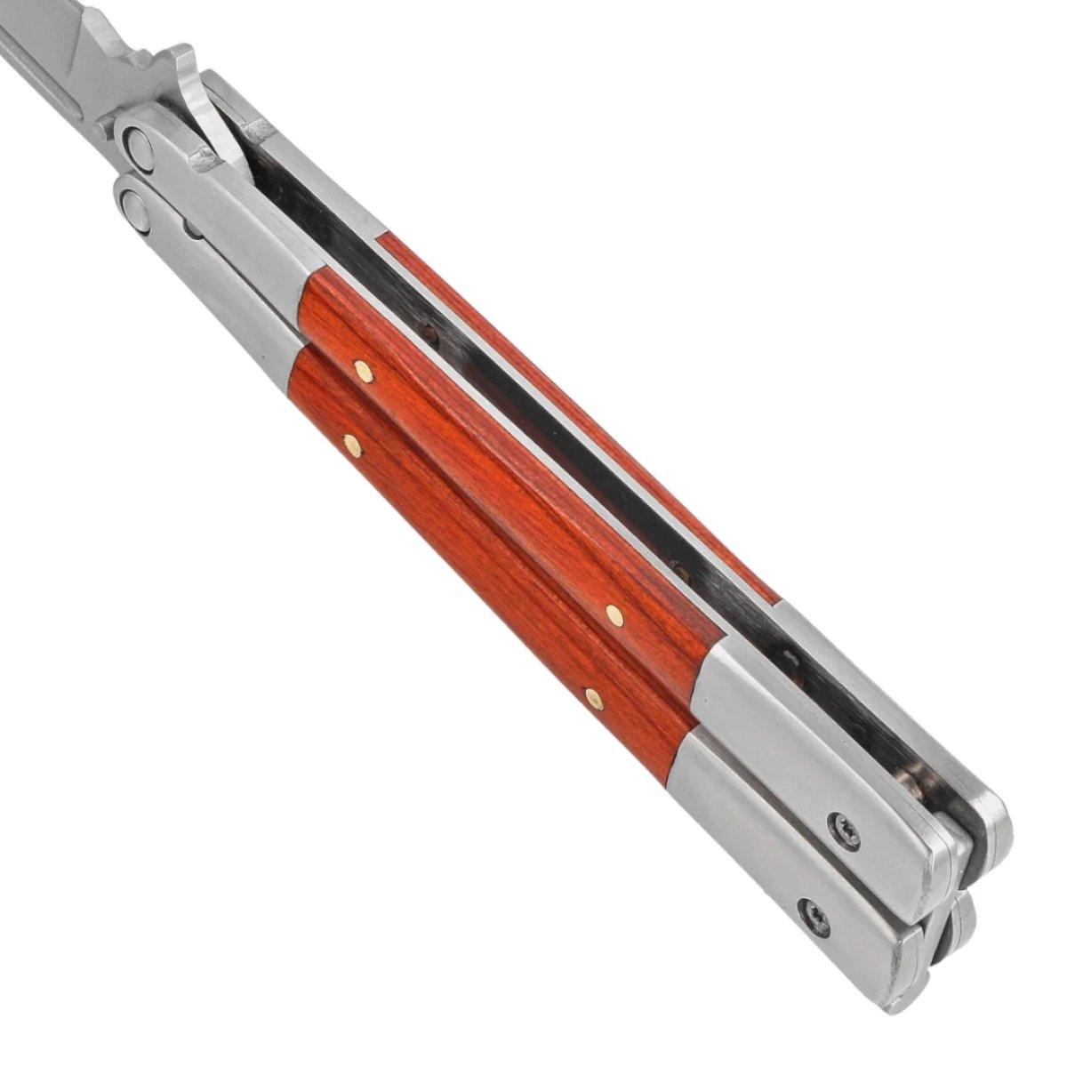 Motýlkový nůž Third Balisong – palisandr