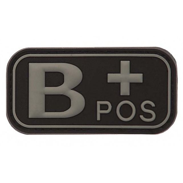 Nášivka 3D PVC B+ positive