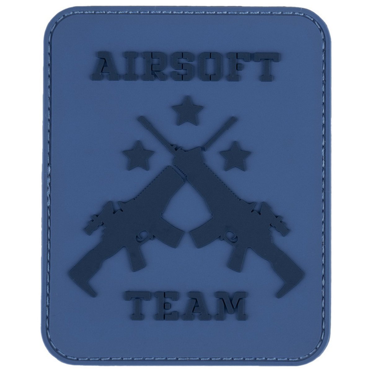 Nášivka AIRSOFT TEAM BLUE velcro 3D PVC