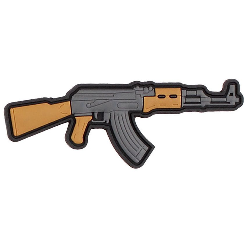 Nášivka AK-47 velcro 3D PVC
