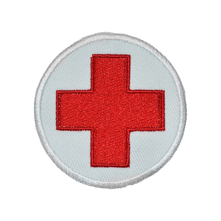 Nášivka zdravotník červený kříž  VELCRO
