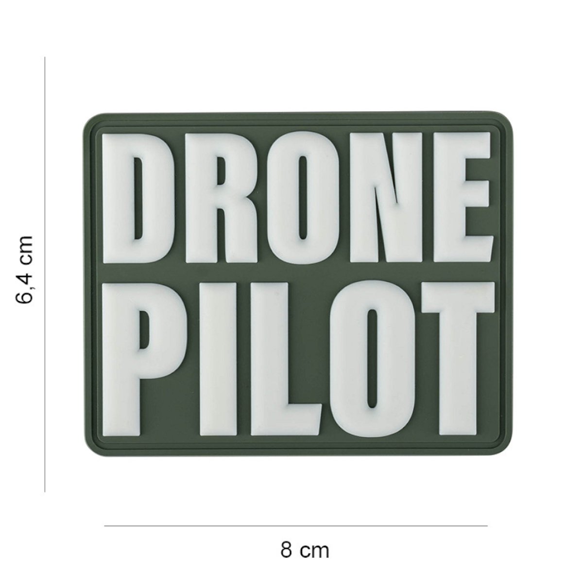Nášivka DRONE PILOT velcro 3D PVC