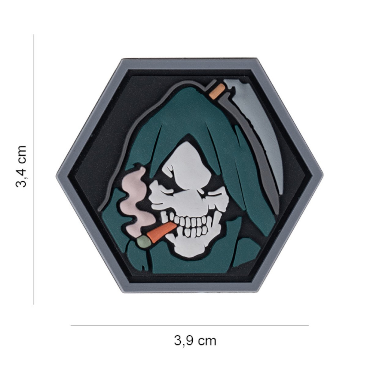 Nášivka GRIM REAPER MINI velcro 3D PVC
