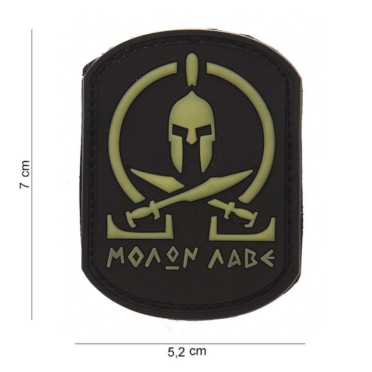 Nášivka Molon Labe Spartan SWAT velcro 3D PVC