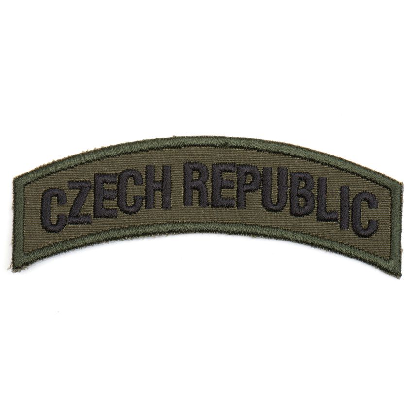Nášivka Czech Republic oblouk  bojová VELCRO