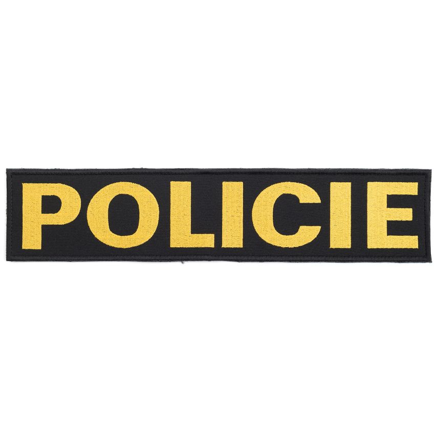 Nášivka POLICIE zádová velká VELCRO