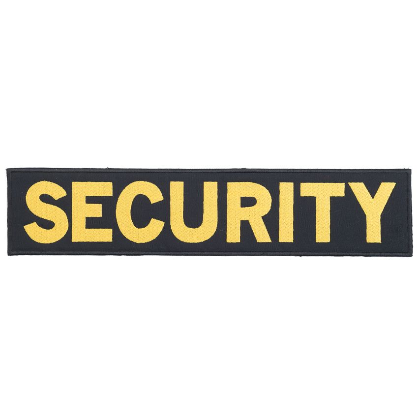 Nášivka SECURITY zádová velká VELCRO