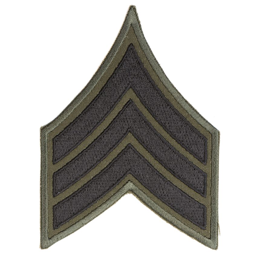 Nášivka hodnost US  seržant bojová