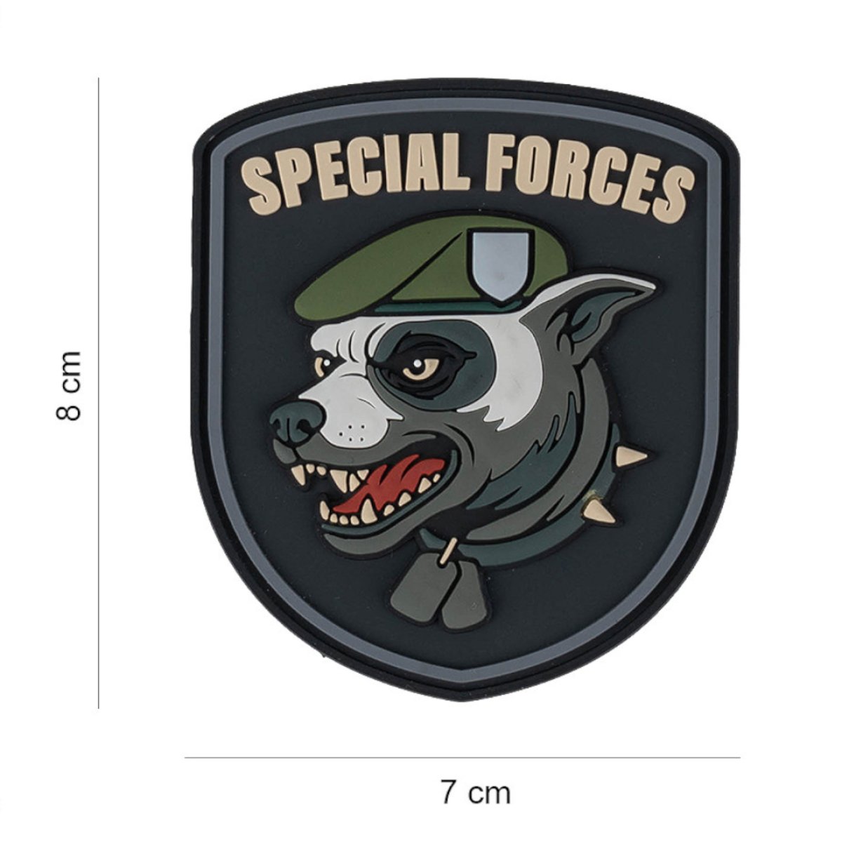 Nášivka SPECIAL FORCES DOG velcro 3D PVC