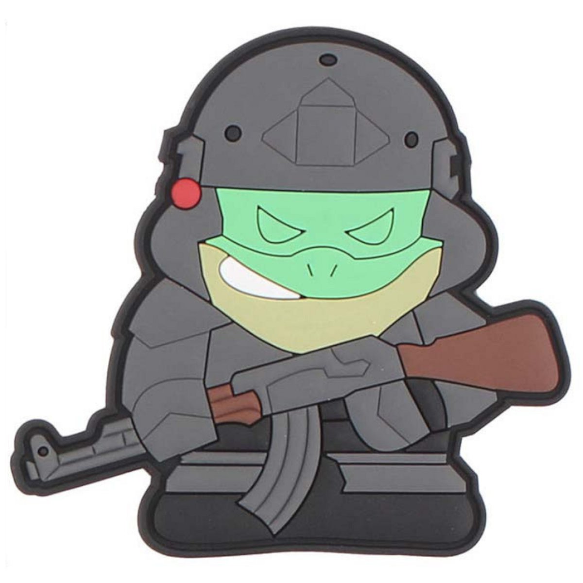 Nášivka TACTICAL FROG velcro 3D PVC