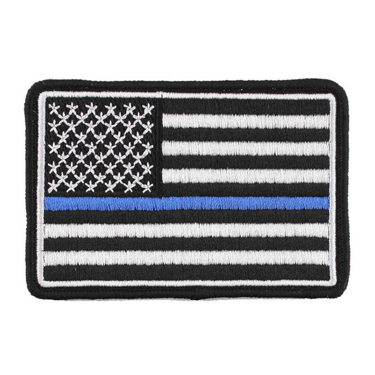 Nášivka vlajka USA blue line