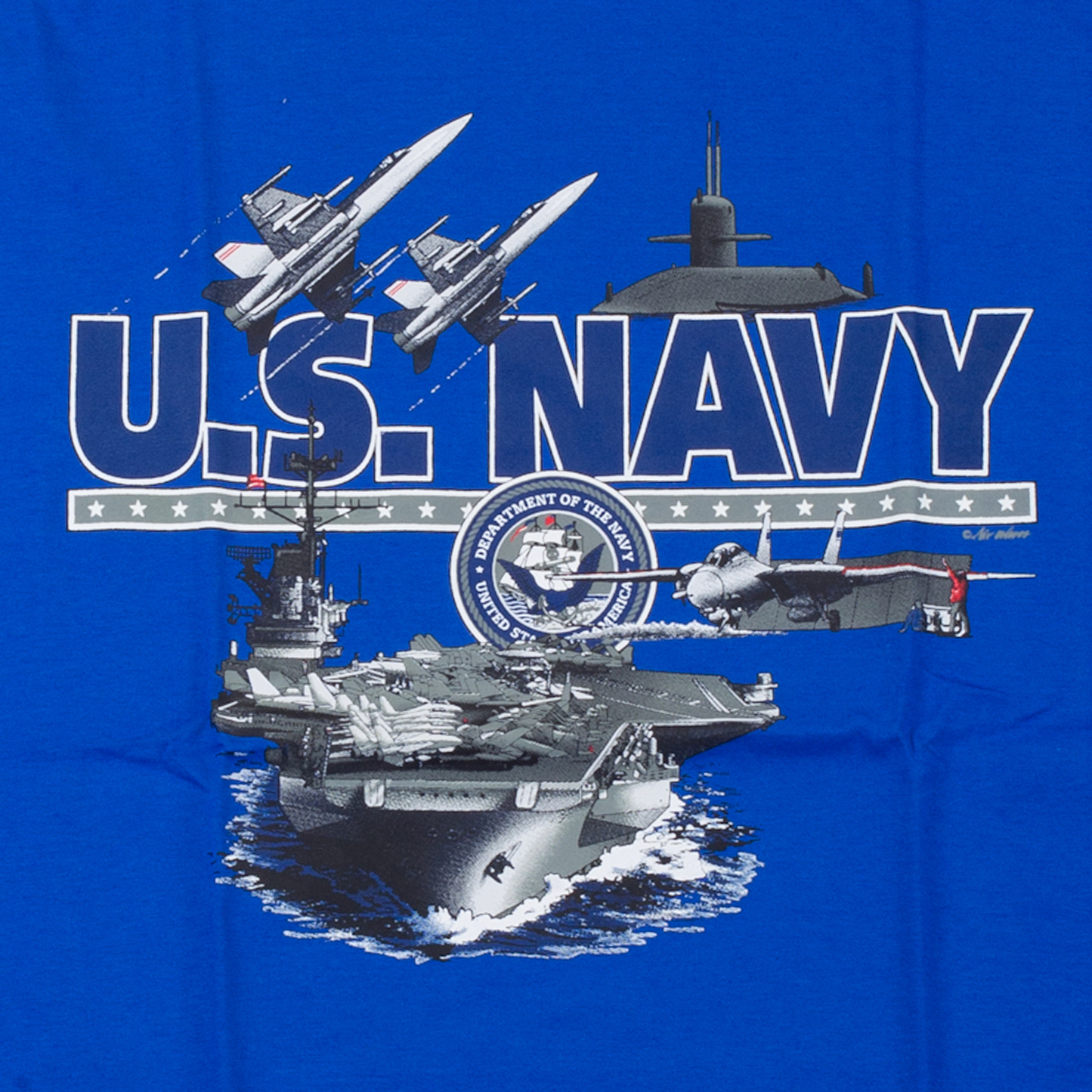 Triko modré DESIGN NAVY 3