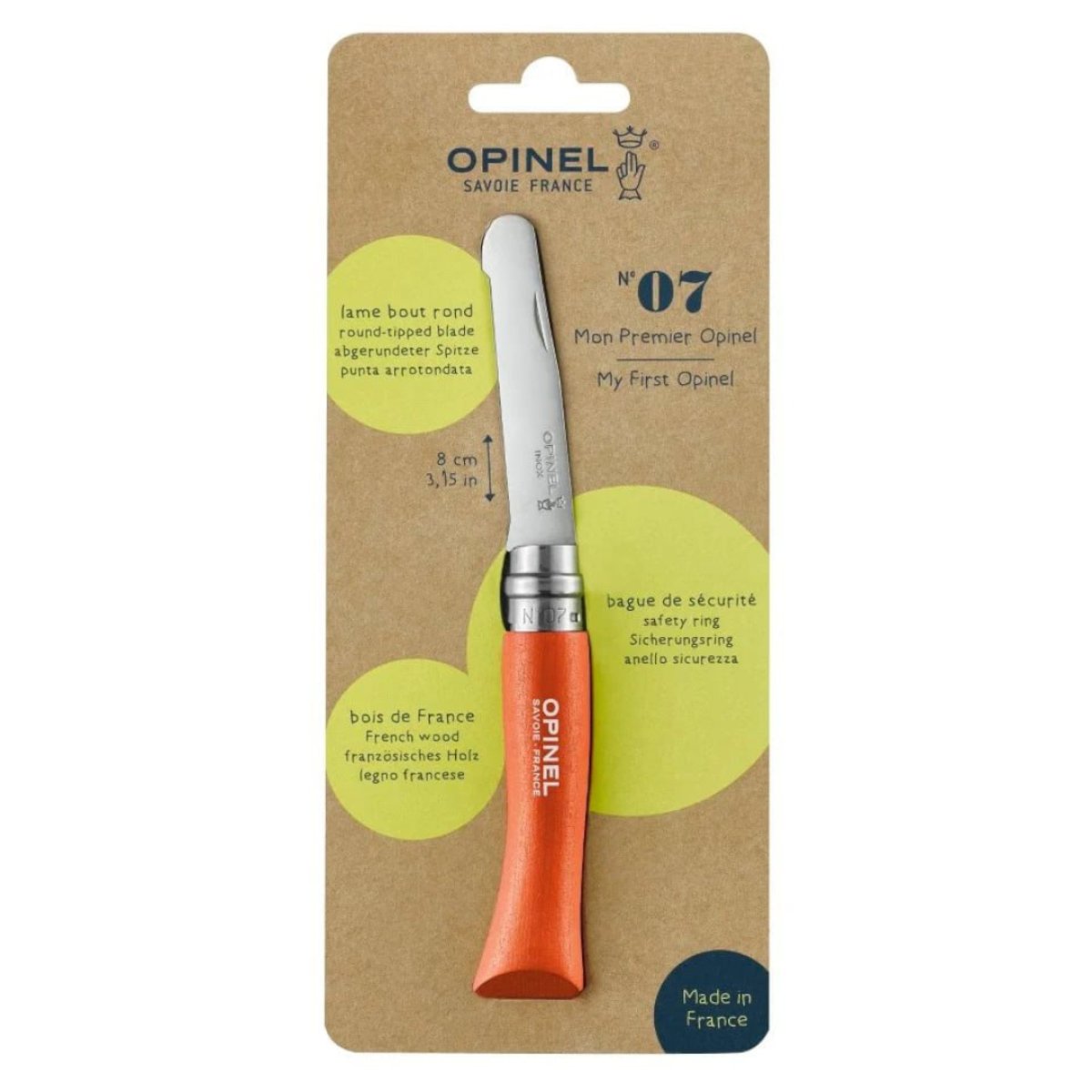 Nůž dětský VRI No.07 OPINEL oranžový