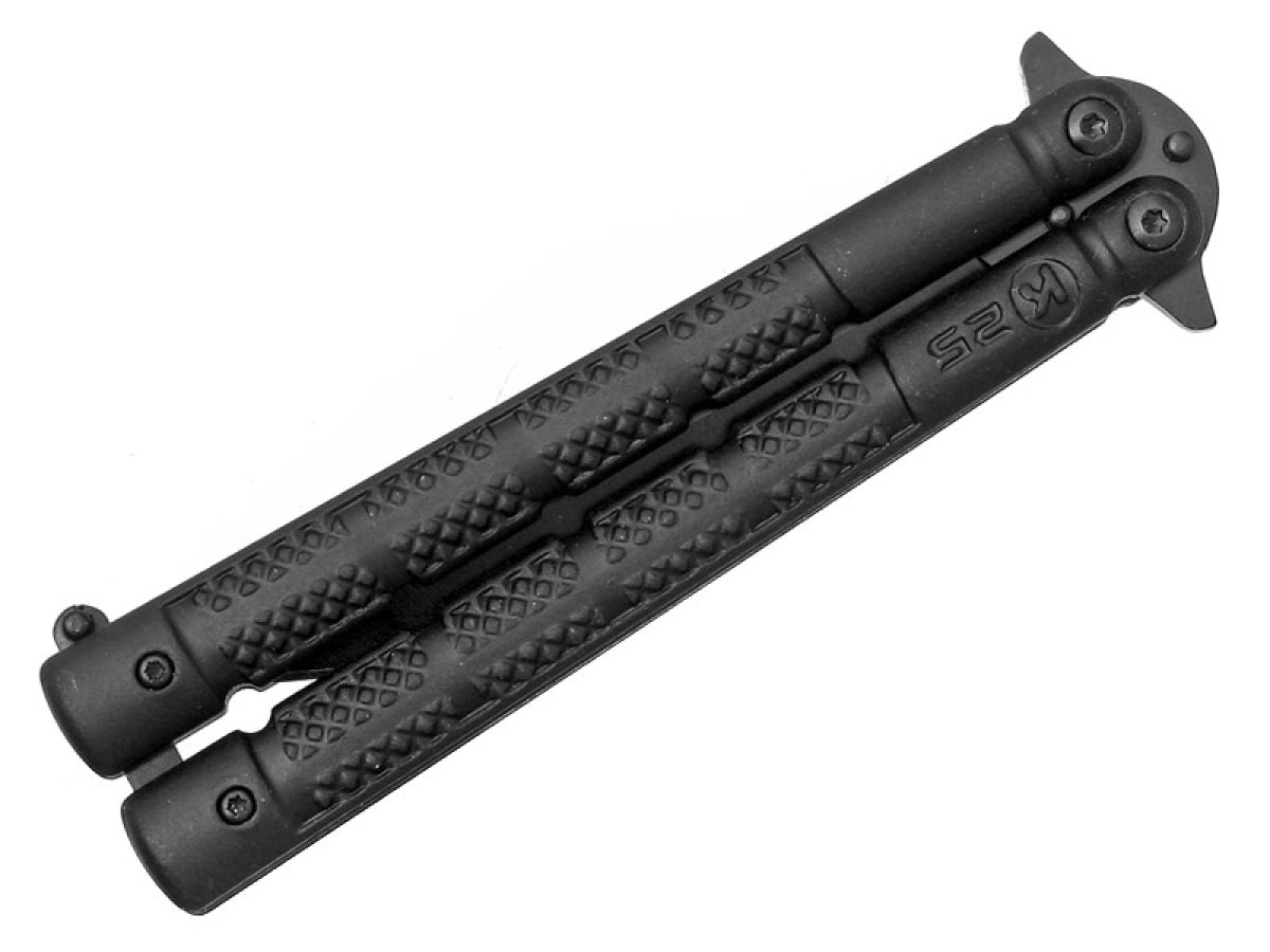 Nůž motýlek K25 s pouzdrem ČERNÝ