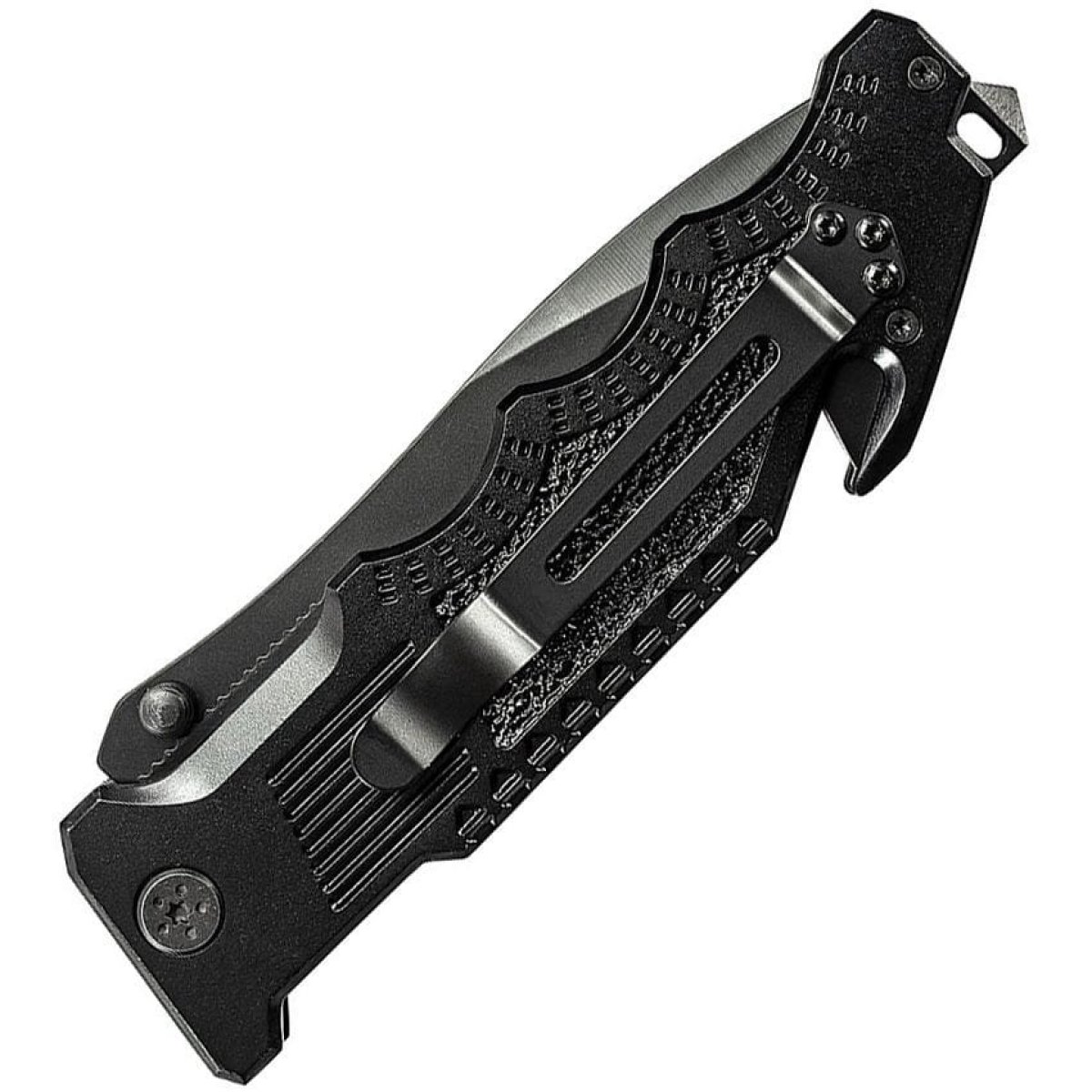 Nůž S&W BORDER GUARD 2 hladké ostří ČERNÝ 