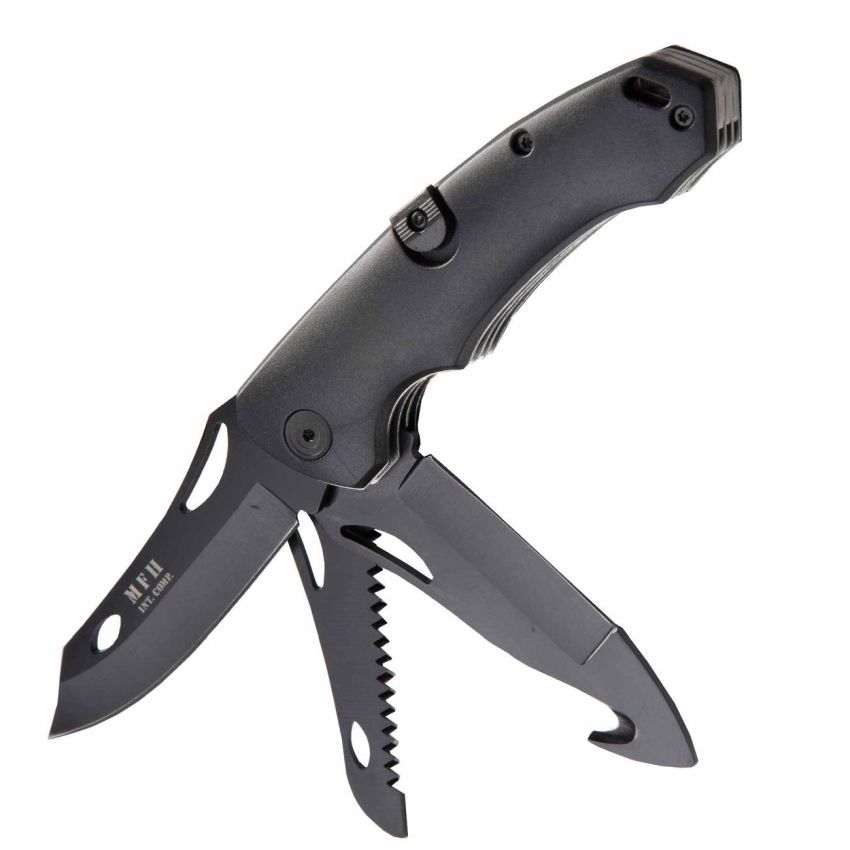 Nůž taktický multi set ČERNÝ