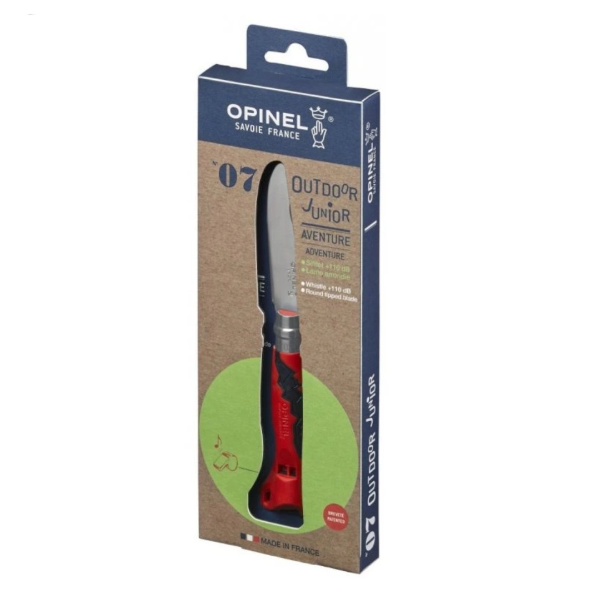 Nůž zavírací JUNIOR OUTDOOR No.7 OPINEL červený