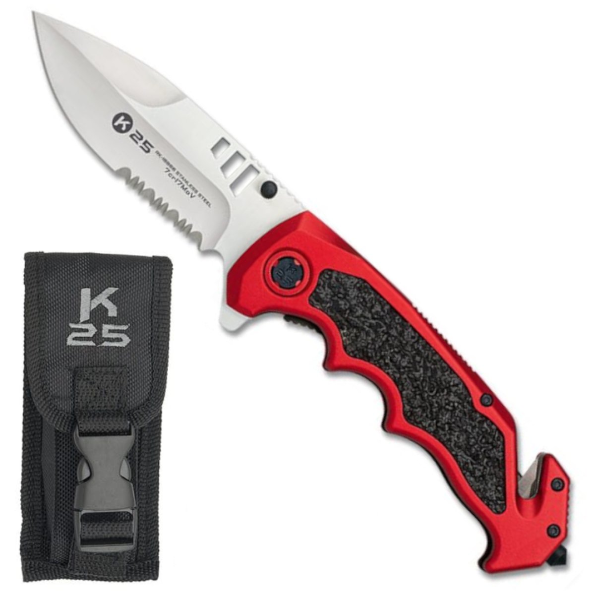 Nůž zavírací K25 PENKNIFE červený