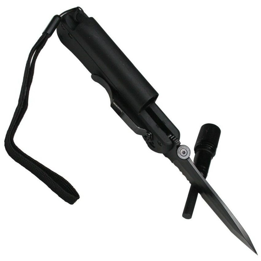 Nůž SURVIVAL se svítilnou a křesadlem FOSCO