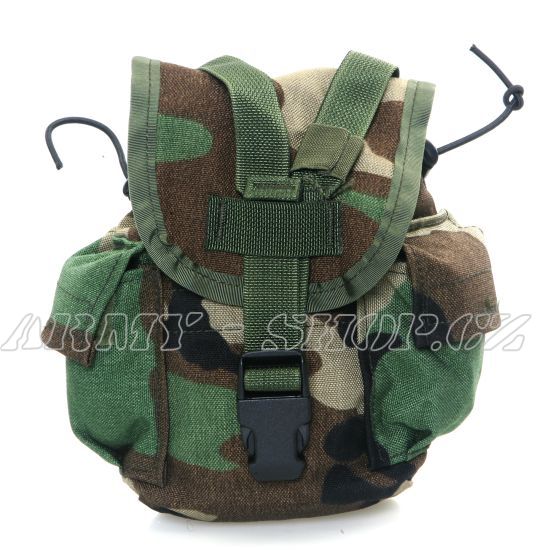 Obal na U.S. polní láhev MOLLE - woodland