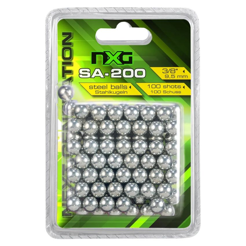 Ocelové kuličky do praku NXG SA-200 100ks