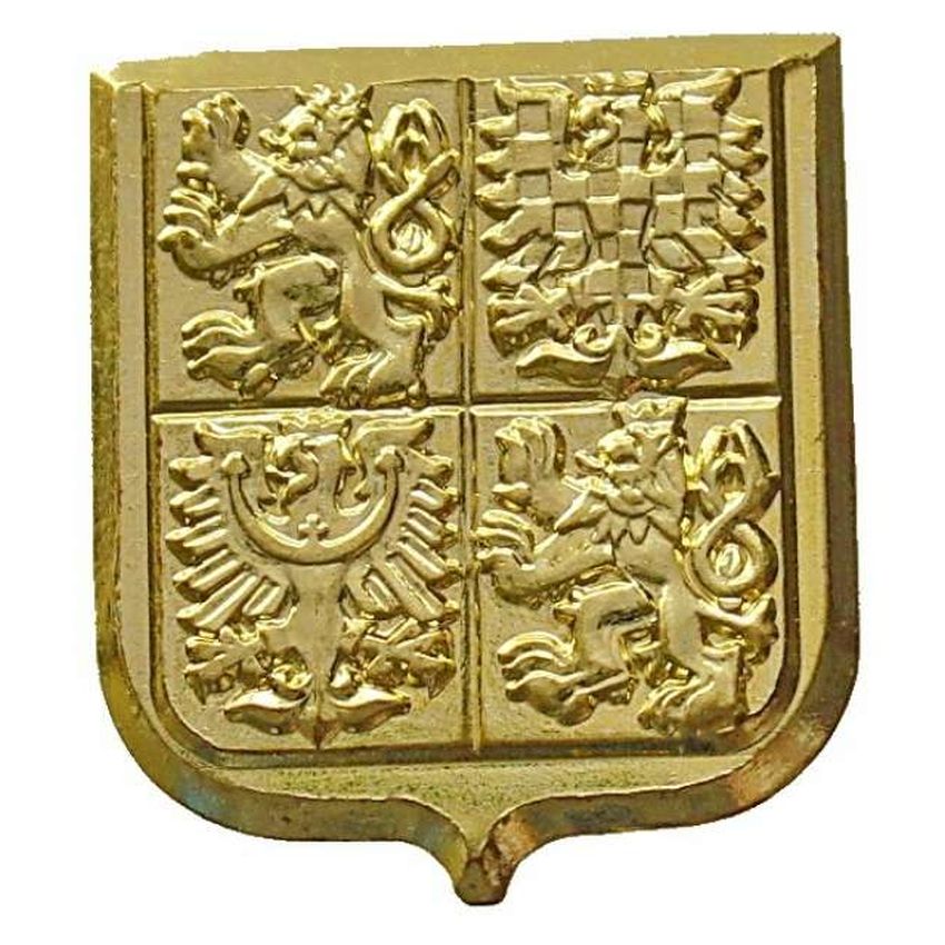 Odznak AČR současný  zlatavý