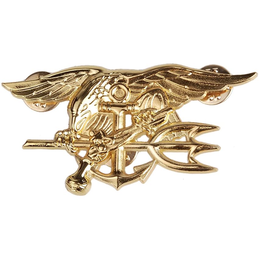 Odznak NAVY SEALS zlatavý
