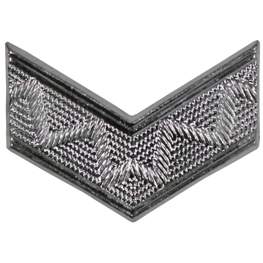 Odznak ČSLA  kolejnička rozlišovací stříbrná  Véčko