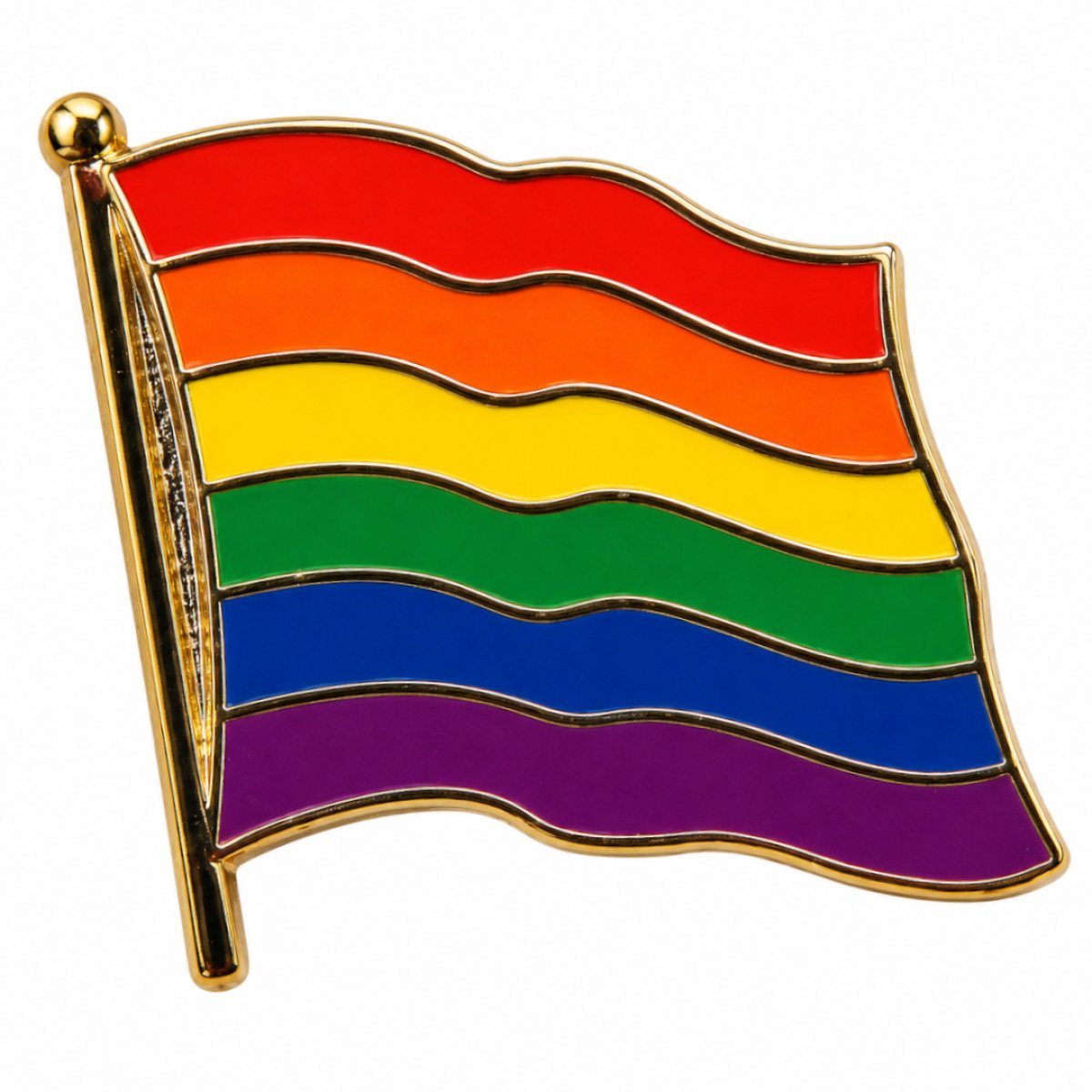 Odznak VLAJKA LGBT vlající