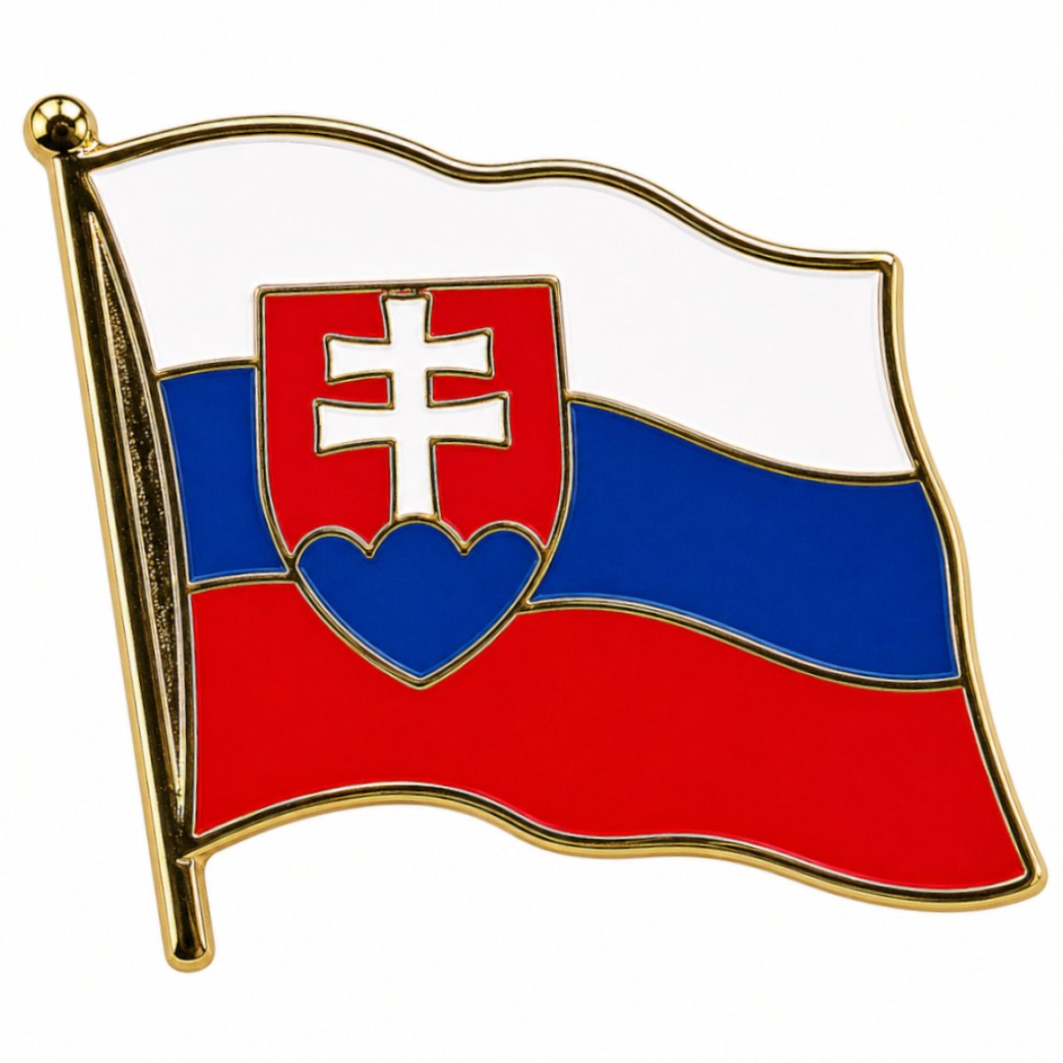 Odznak VLAJKA SLOVENSKO vlající