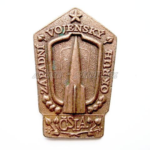 Odznak ČSLA - Záp. vojenský okruh