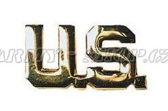 Odznak US - nápis - zlatý