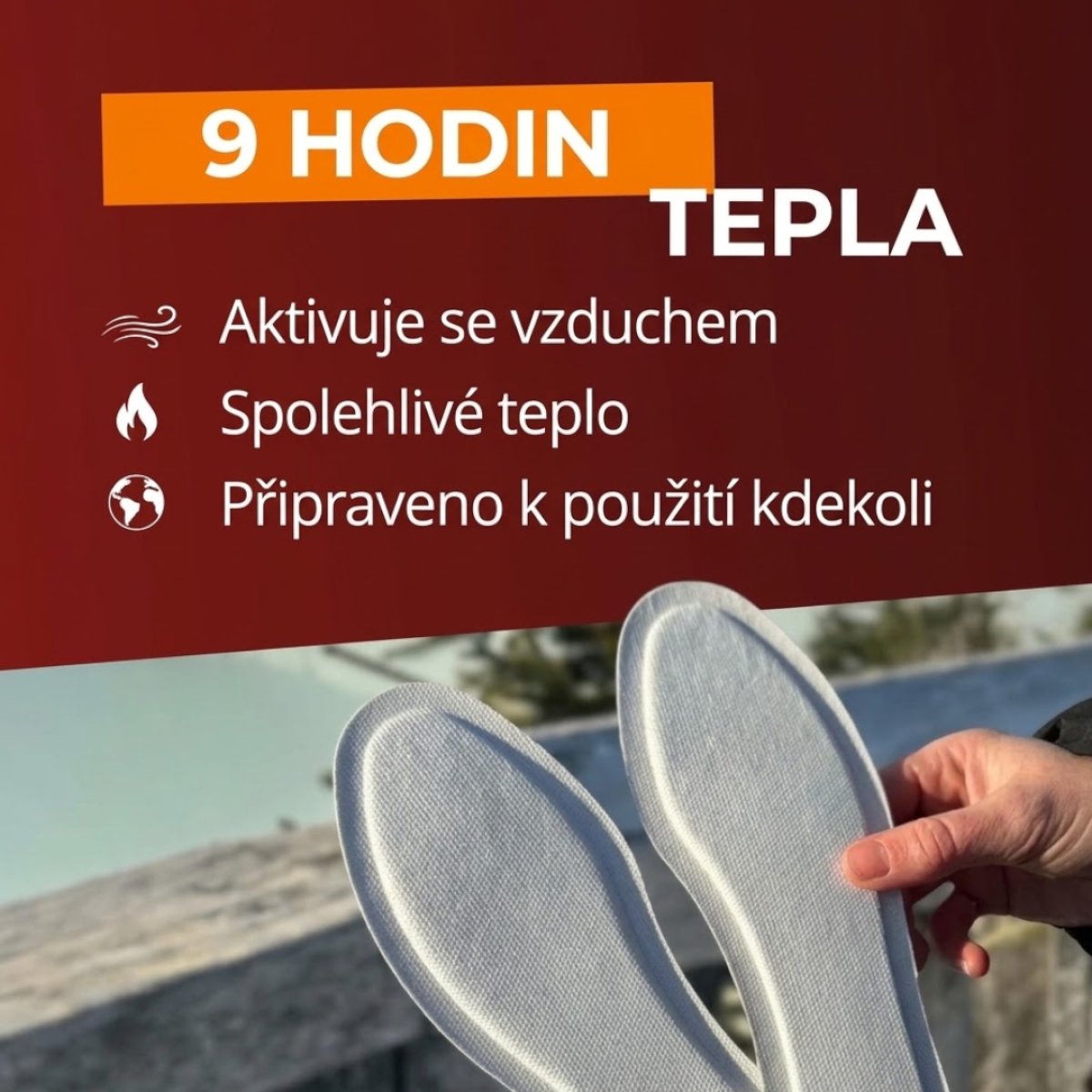 Ohřívač chodidel THERMOPAD 2ks 9hodin