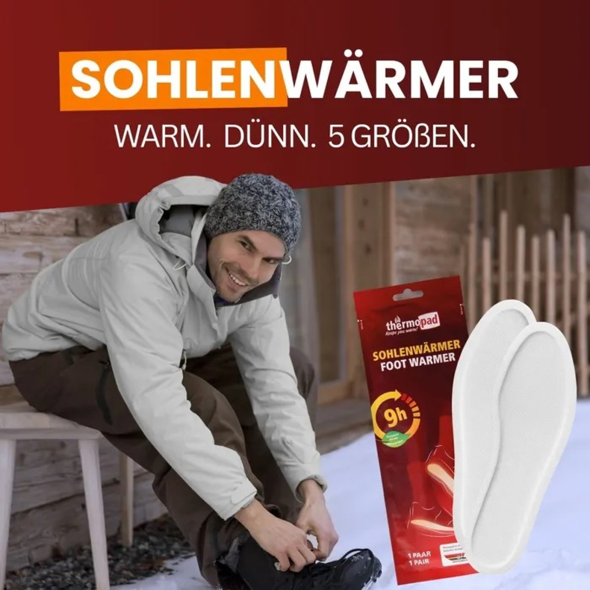 Ohřívač chodidel THERMOPAD 2ks 9hodin
