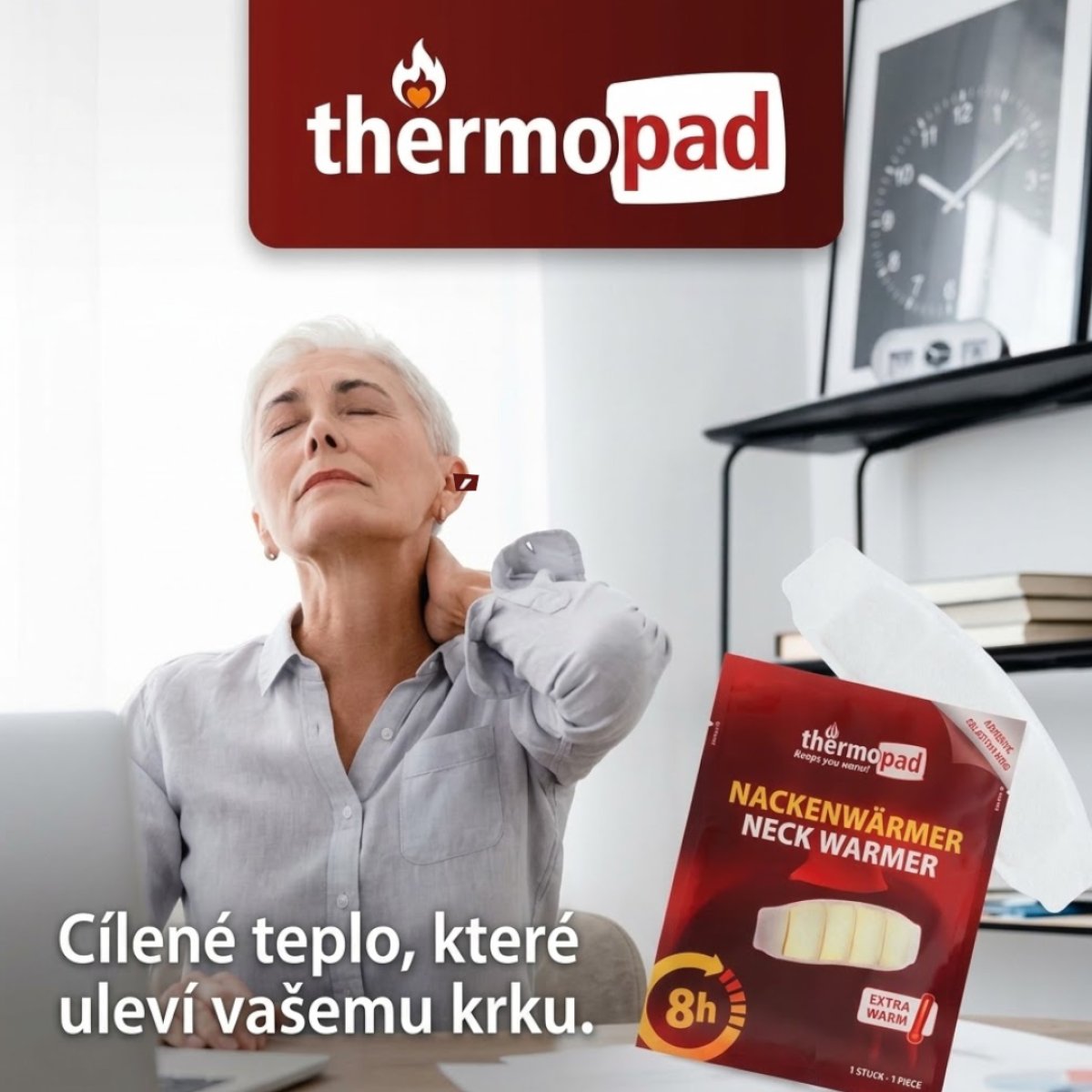 Ohřívač krku THERMOPAD 6ks 8hodin