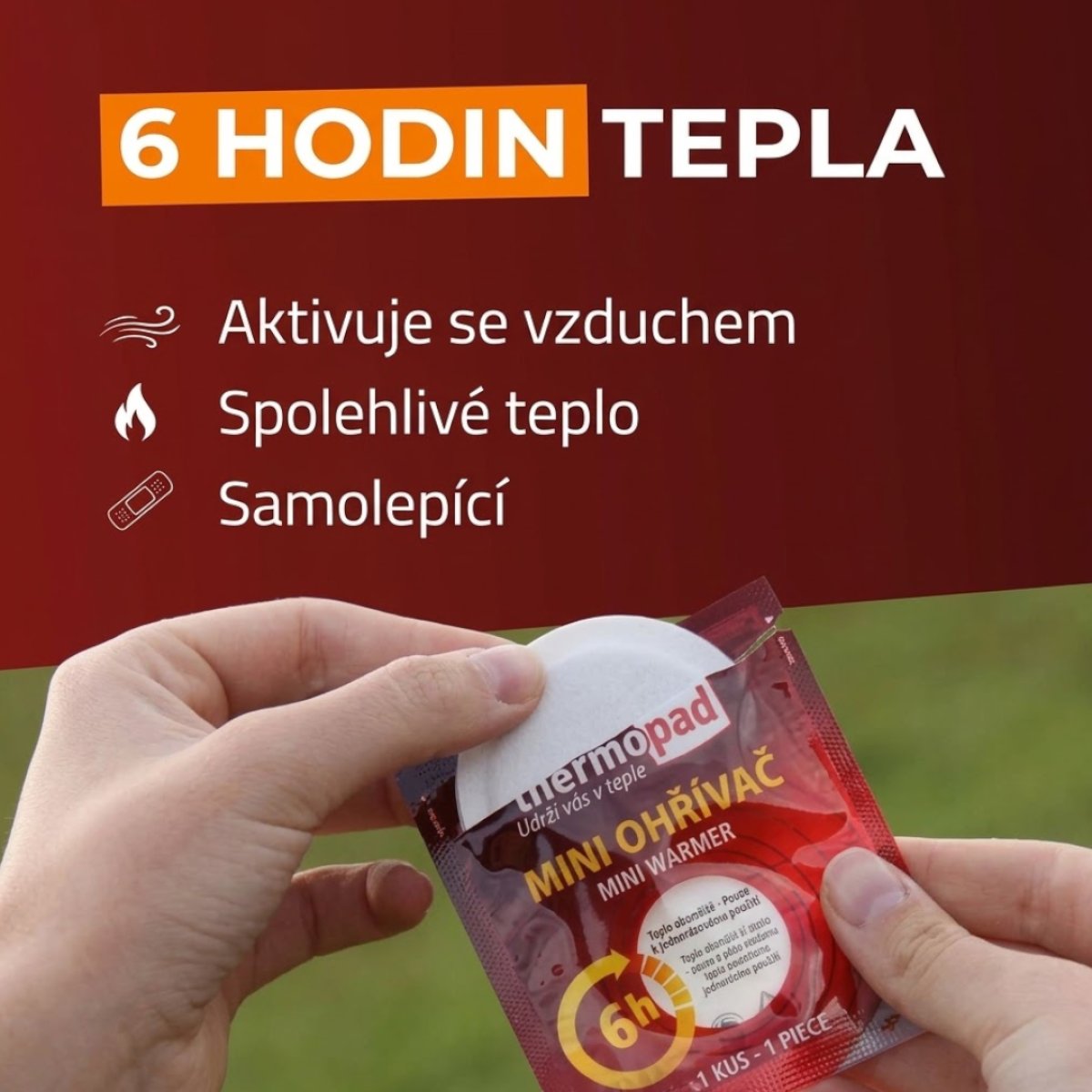 Ohřívač mini THERMOPAD 6hodin