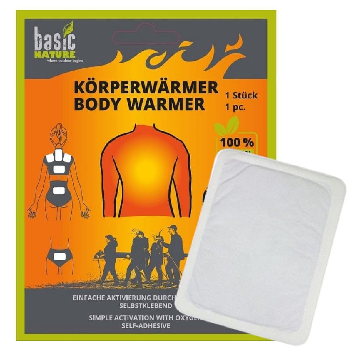 Ohřívač na záda BASIC NATURE