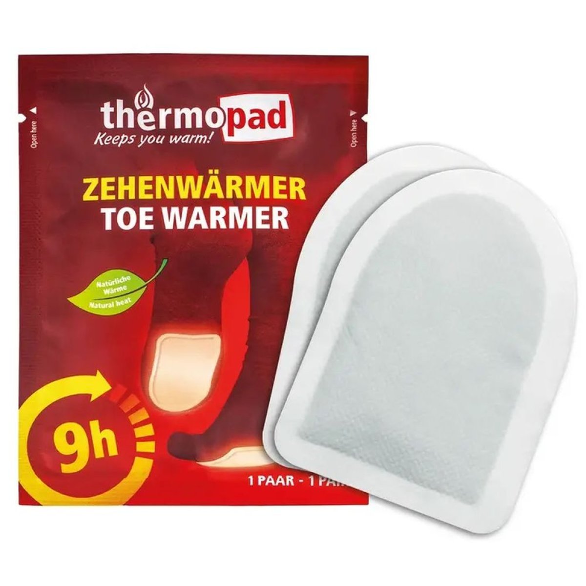 Ohřívač prstů nohou THERMOPAD 2ks 9hodin
