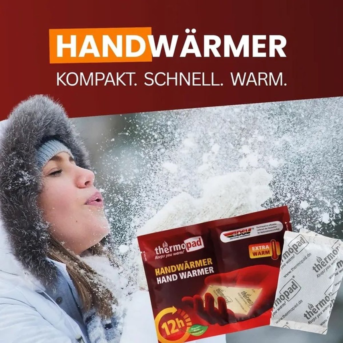 Ohřívač rukou THERMOPAD 2ks 12hodin