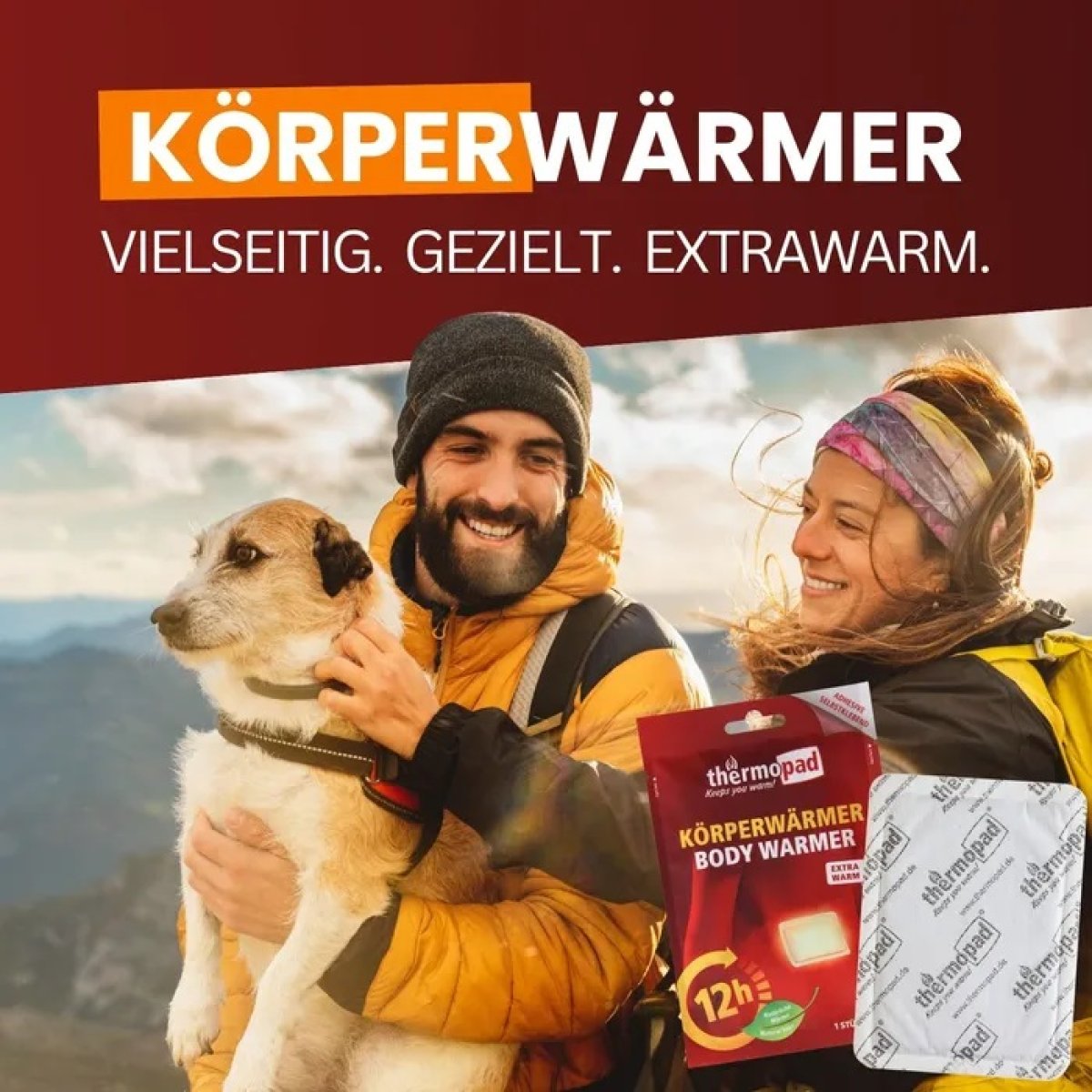 Ohřívač těla THERMOPAD 12hodin